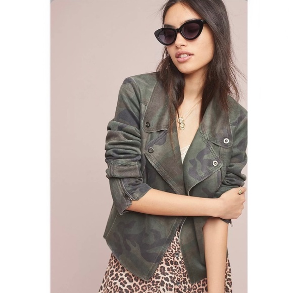 Anthropologie Marrakech Camo Jacket